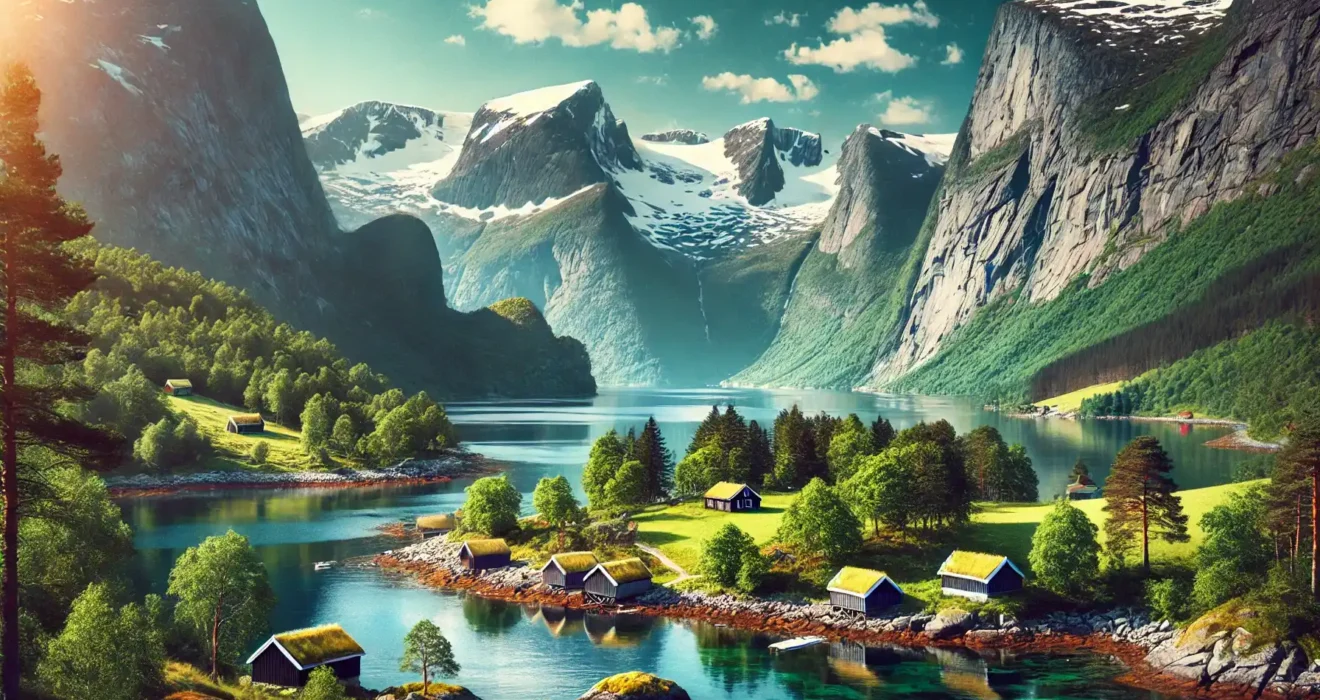 Familie som ser på nordiske programmer med IPTV Nordic