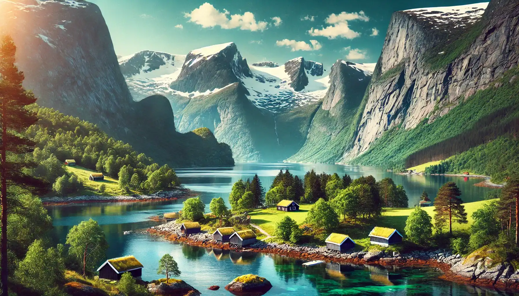 Familie som ser på nordiske programmer med IPTV Nordic
