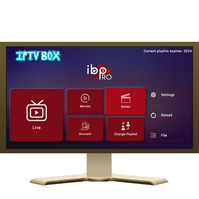 IPTV box for HD- og 4K-strømming i Norge, perfekt for fleksibel TV-underholdning.
