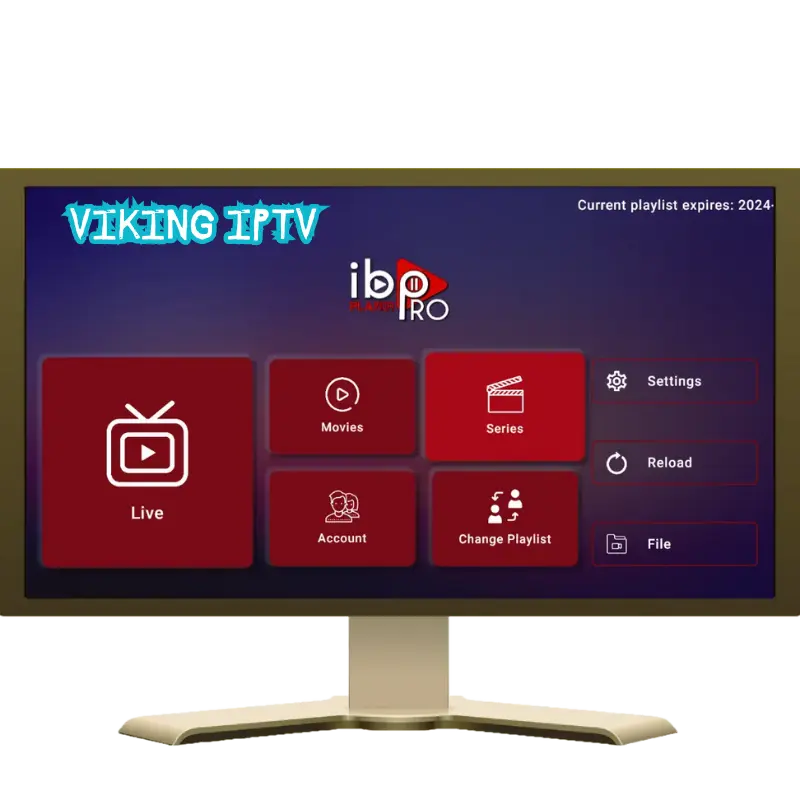 Viking IPTV-logo for strømmingstjeneste av høy kvalitet i Norge.